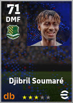 Djibril Soumaré eFootball player card