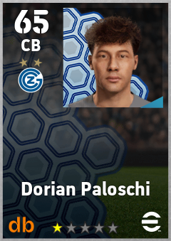 Dorian Paloschi — CB, OVR 65, MAX 65