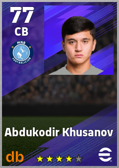 Abdukodir Khusanov eFootball player card