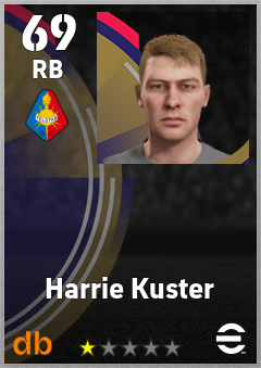 Harrie Kuster — RB, OVR 69, MAX 69
