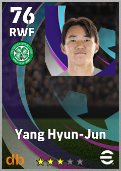 Yang Hyun-Jun — RWF, OVR 76, MAX 76