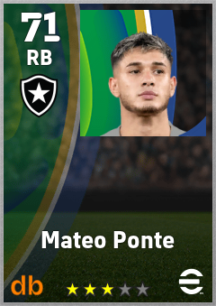 Mateo Ponte eFootball player card