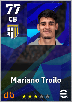 Mariano Troilo — CB, OVR 77, MAX 77