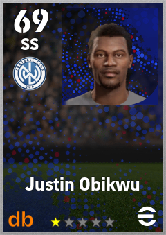 Justin Obikwu — SS, OVR 69, MAX 69