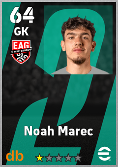 Noah Marec — GK, OVR 64, MAX 64