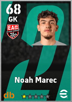 Noah Marec — GK, OVR 68, MAX 68