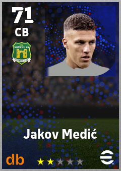 Jakov Medić — CB, OVR 71, MAX 71