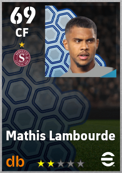 Mathis Lambourde — CF, OVR 69, MAX 69