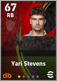 Yari Stevens — RB, OVR 67, MAX 67