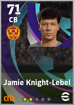 Jamie Knight-Lebel — CB, OVR 71, MAX 71