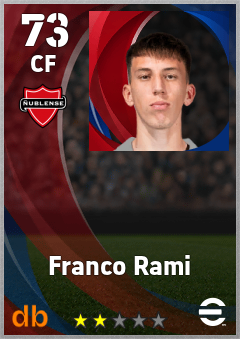 Franco Rami — CF, OVR 73, MAX 73