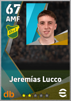 Jeremías Lucco — AMF, OVR 67, MAX 67