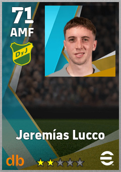 Jeremías Lucco — AMF, OVR 71, MAX 71