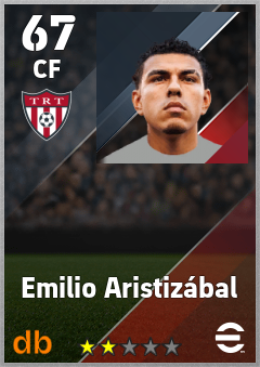 Emilio Aristizábal — CF, OVR 67, MAX 67