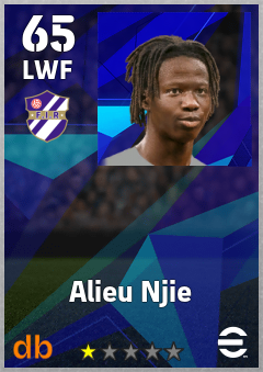 Alieu Njie eFootball player card
