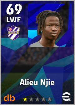 Alieu Njie — LWF, OVR 69, MAX 69