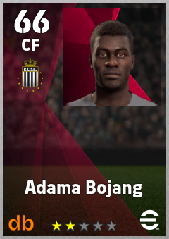 Adama Bojang — CF, OVR 66, MAX 66