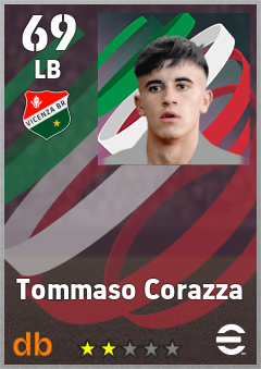 Tommaso Corazza — LB, OVR 69, MAX 69
