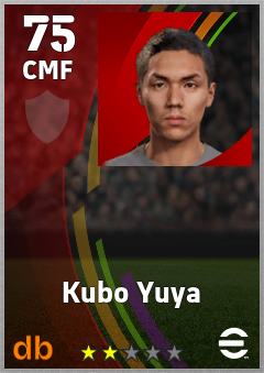 Kubo Yuya eFootball player card