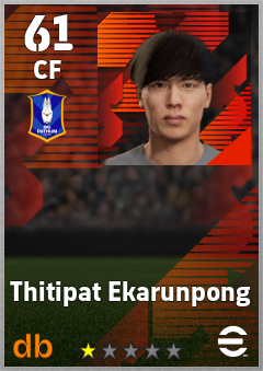 Thitipat Ekarunpong — CF, OVR 61, MAX 61