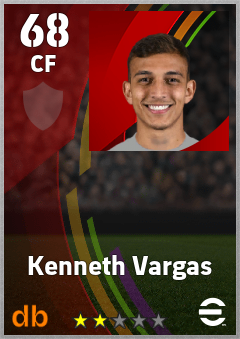 Kenneth Vargas eFootball player card