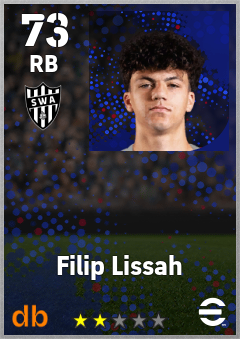 Filip Lissah — RB, OVR 73, MAX 73