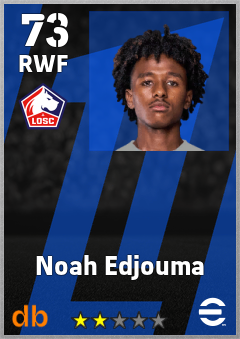 Noah Edjouma — RWF, OVR 73, MAX 73