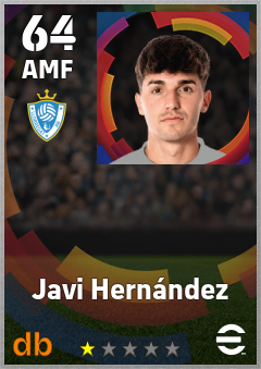 Javi Hernández — AMF, OVR 64, MAX 64