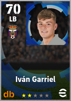 Iván Garriel — LB, OVR 70, MAX 70