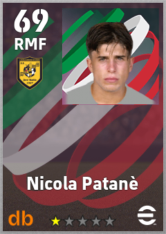 Nicola Patanè — RMF, OVR 69, MAX 69