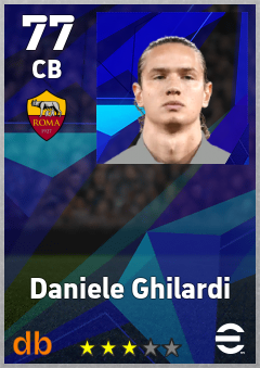Daniele Ghilardi — CB, OVR 77, MAX 77