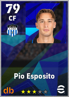 Pio Esposito — CF, OVR 79, MAX 79