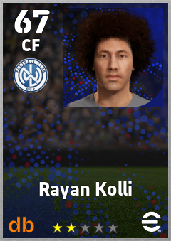 Rayan Kolli — CF, OVR 67, MAX 67