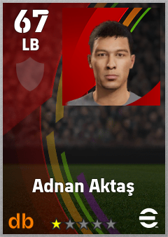 Adnan Aktaş — LB, OVR 67, MAX 67
