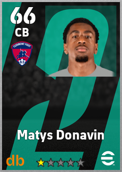 Matys Donavin eFootball player card