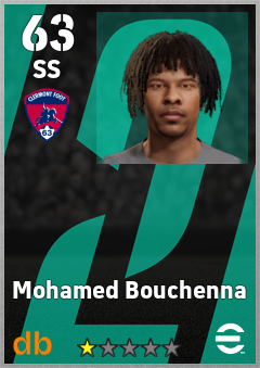 Mohamed Bouchenna — SS, OVR 63, MAX 63