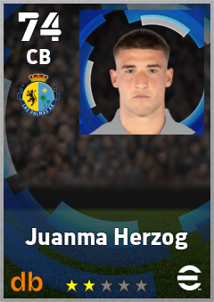 Juanma Herzog — CB, OVR 74, MAX 74