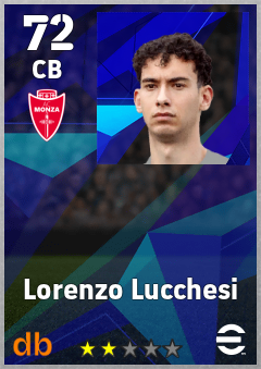 Lorenzo Lucchesi — CB, OVR 72, MAX 72