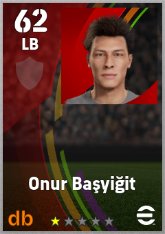 Onur Başyiğit — LB, OVR 62, MAX 62