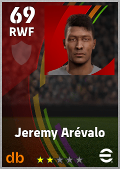 Jeremy Arévalo — RWF, OVR 69, MAX 69