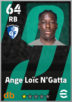 Ange Loïc N'Gatta — RB, OVR 64, MAX 64