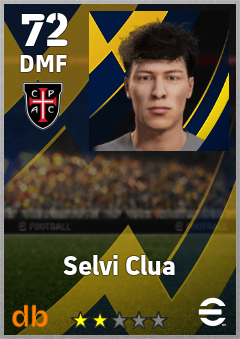 Selvi Clua — DMF, OVR 72, MAX 72