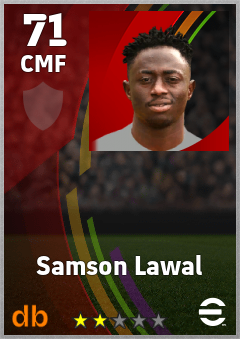 Samson Lawal — CMF, OVR 71, MAX 71
