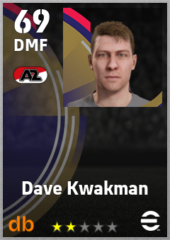 Dave Kwakman eFootball player card