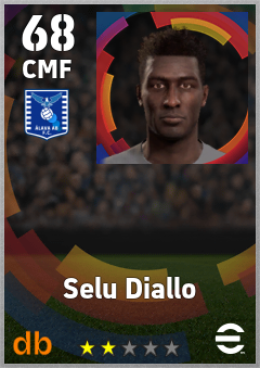Selu Diallo — CMF, OVR 68, MAX 68