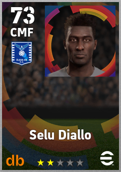 Selu Diallo — CMF, OVR 73, MAX 73