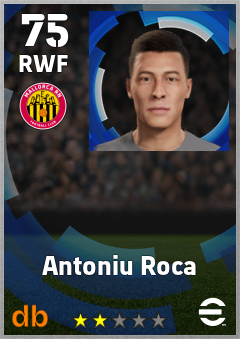 Antoniu Roca — RWF, OVR 75, MAX 75