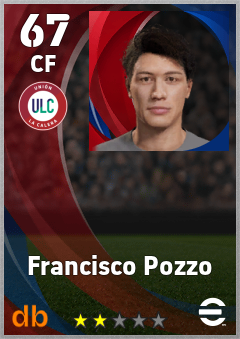 Francisco Pozzo — CF, OVR 67, MAX 67