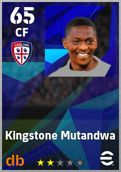 Kingstone Mutandwa — CF, OVR 65, MAX 65