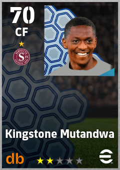 Kingstone Mutandwa — CF, OVR 70, MAX 70